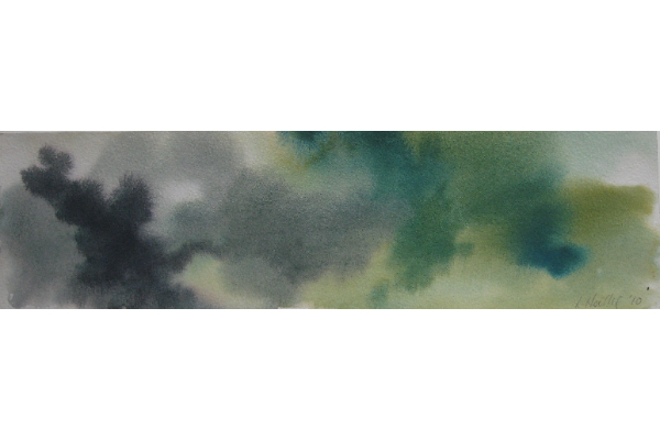 Muted Voyage, gouache sur papier Fabriano Artistico, 20x3p.